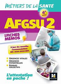 afgsu 2 fiches mémos